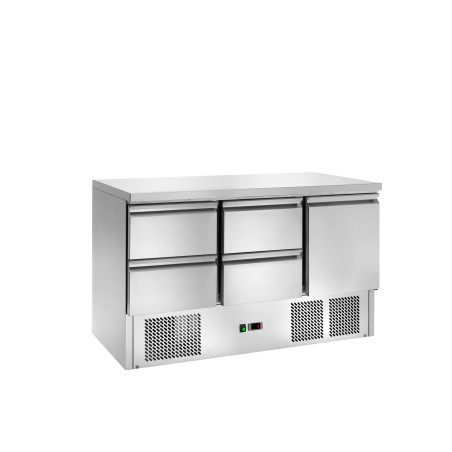 Tavolo frigo L.136x70 cm 4C+1P