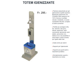 Totem igienizzante "Inox"