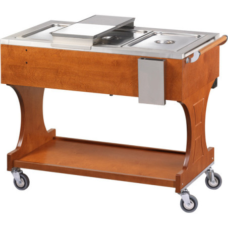 Carrello per bolliti 2xGN 1/1