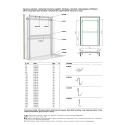 Gancera su Piantane L. cm 150