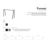 Tavolo cm 120x70 h. 75