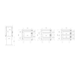 T. Congelatore L. cm 220x70 GN 1/1