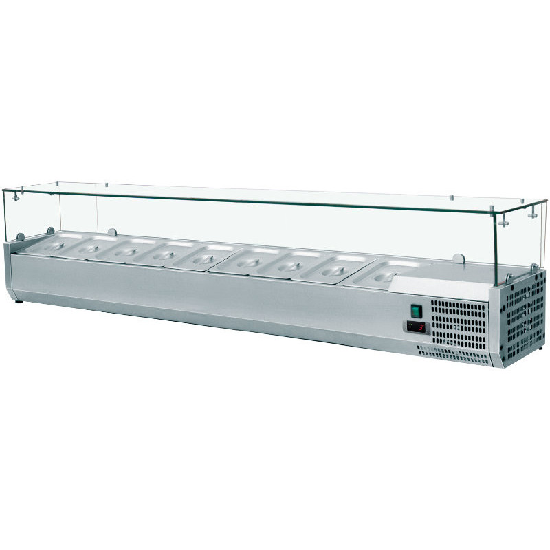 Vetrina L. cm 200/38,5 GN 1/3