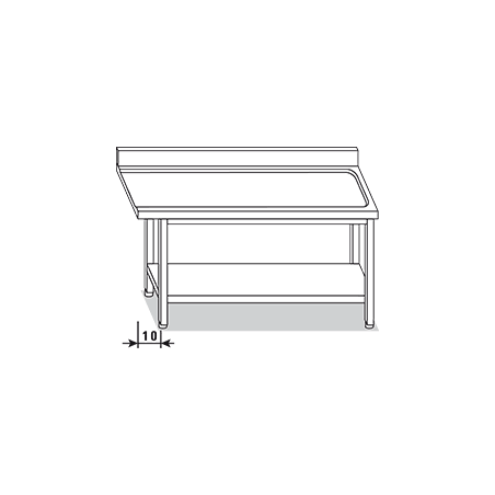 Tavolo uscita L. cm 140