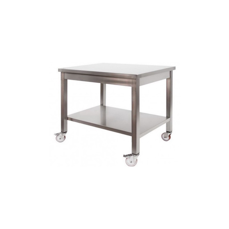Tavolo L. cm 100/70 su ruote Tavolo L. cm 100/70 su ruote