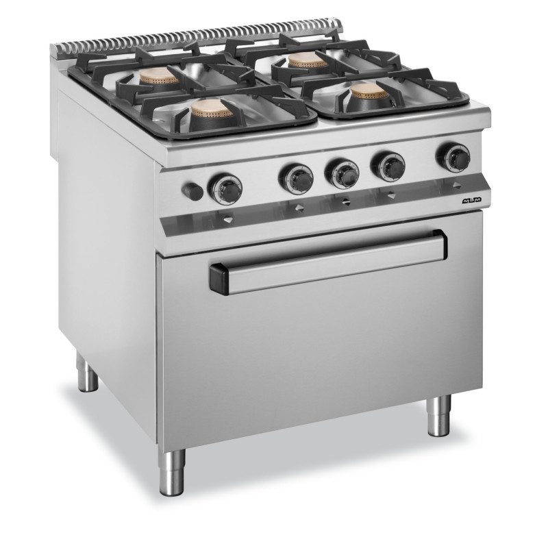 Cucina 4 fuochi gas + forno gas