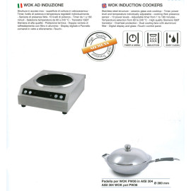 Wok a Induzione Watt 5000