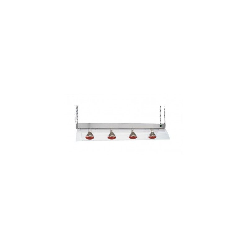 Telaio con n. 4 lampade riscaldanti Telaio con n. 4 lampade riscaldanti