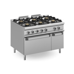 Cucina 6x7 kW + Forno Elettrico