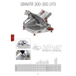 Affettatrice "BES 370" Lama 370 mm