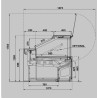 Banco Mirage SQ L. 200 cm
