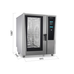 Forno Combi con Boiler 10 GN 1/1