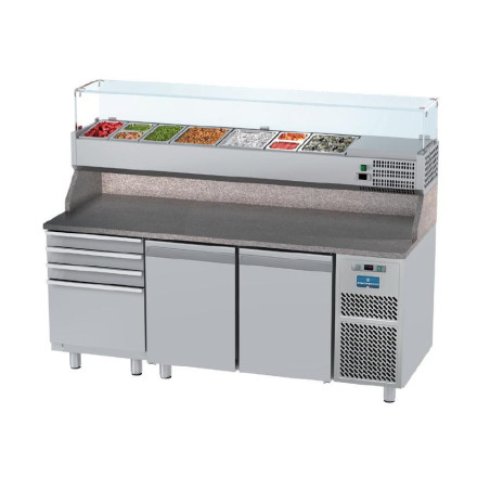 Tavolo frigo L. cm 200x80 E.R. "A"