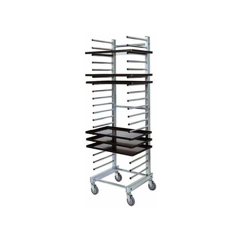 Carrello n. 20 teglie cm 60x40 Carrello n. 20 teglie cm 60x40