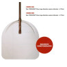 Pala " Orchidea" cm 60/ 170 L.